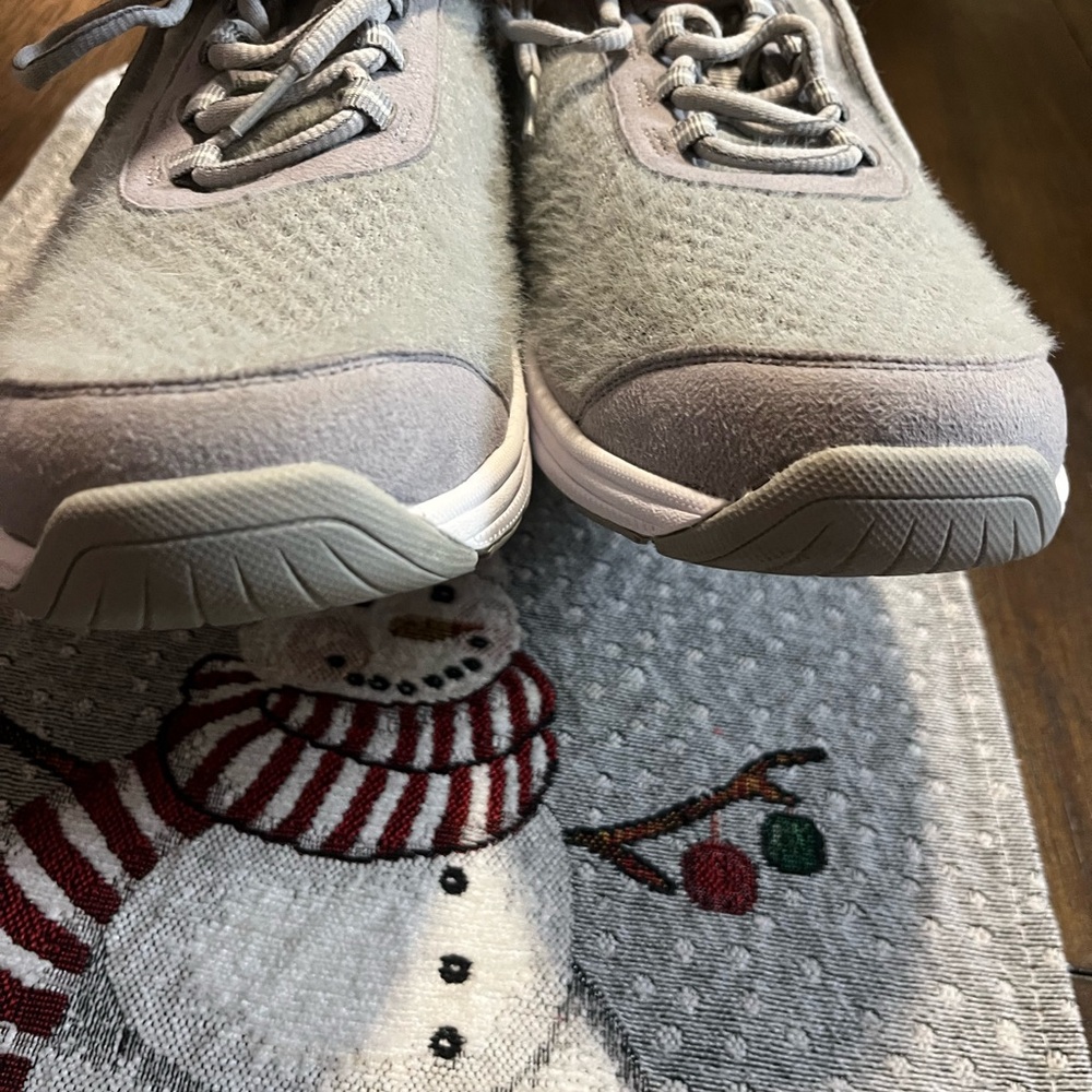 Orth-O-Feet Women's 8.5 W Athletic Sneakers Gray #989 Wool  Walking Shoes - Picture 6 of 9